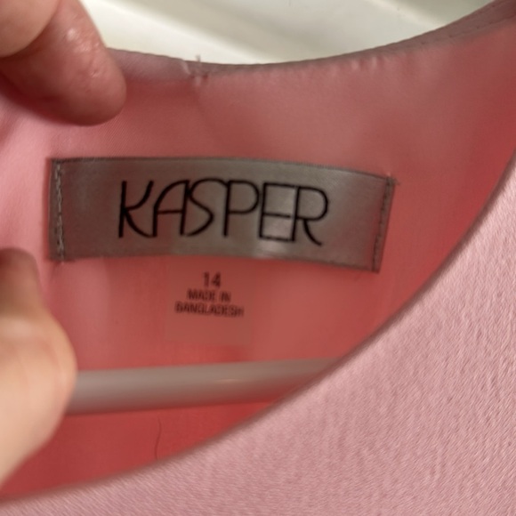 Kasper shift pink dress. EUC Size 14. - Picture 4 of 8